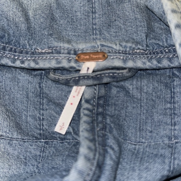 Free People Dolman Quilted Denim Jacket size Small ~ NWOT - Picture 6 of 6